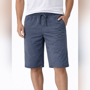 Men’s American Eagle Elastic Waist Drawstring Shorts XXL 18” Navy Blue NWT